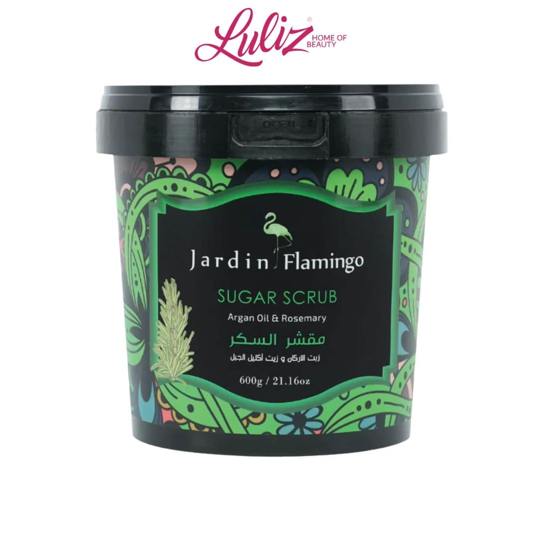 JARDIN FLAMINGO - Sugar Scrub Argan Oil & Rosemary 600G