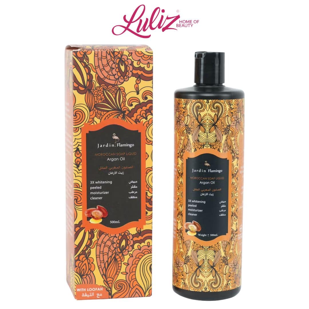 JARDIN FLAMINGO - Moroccan Soap Liquid Argan Oil 500Ml