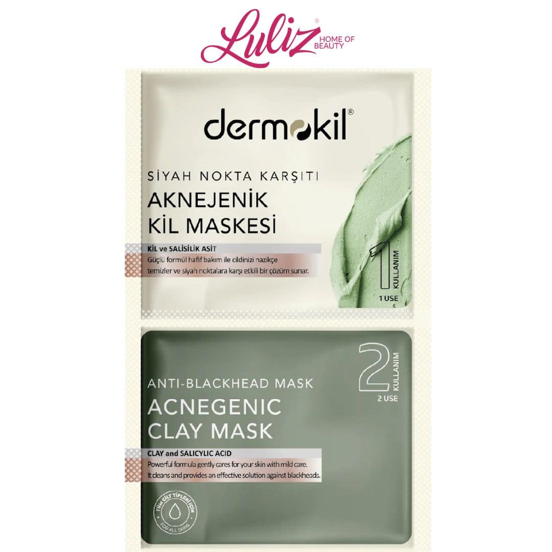 DERMOKIL - Anti-Acne and Blackhead Clay Mask 2x 7.5ml