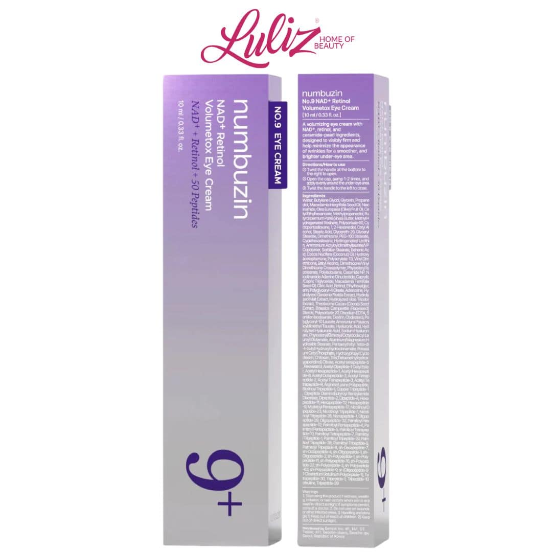 NUMBUZIN - No.9 NAD+ Retinol Volumetox Eye Cream 10 ML