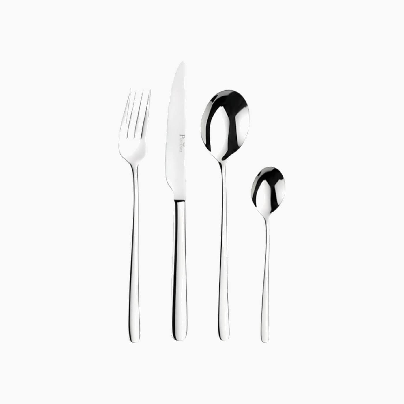 Pintinox Iris Flower Set of 24 Pieces S/Steel
