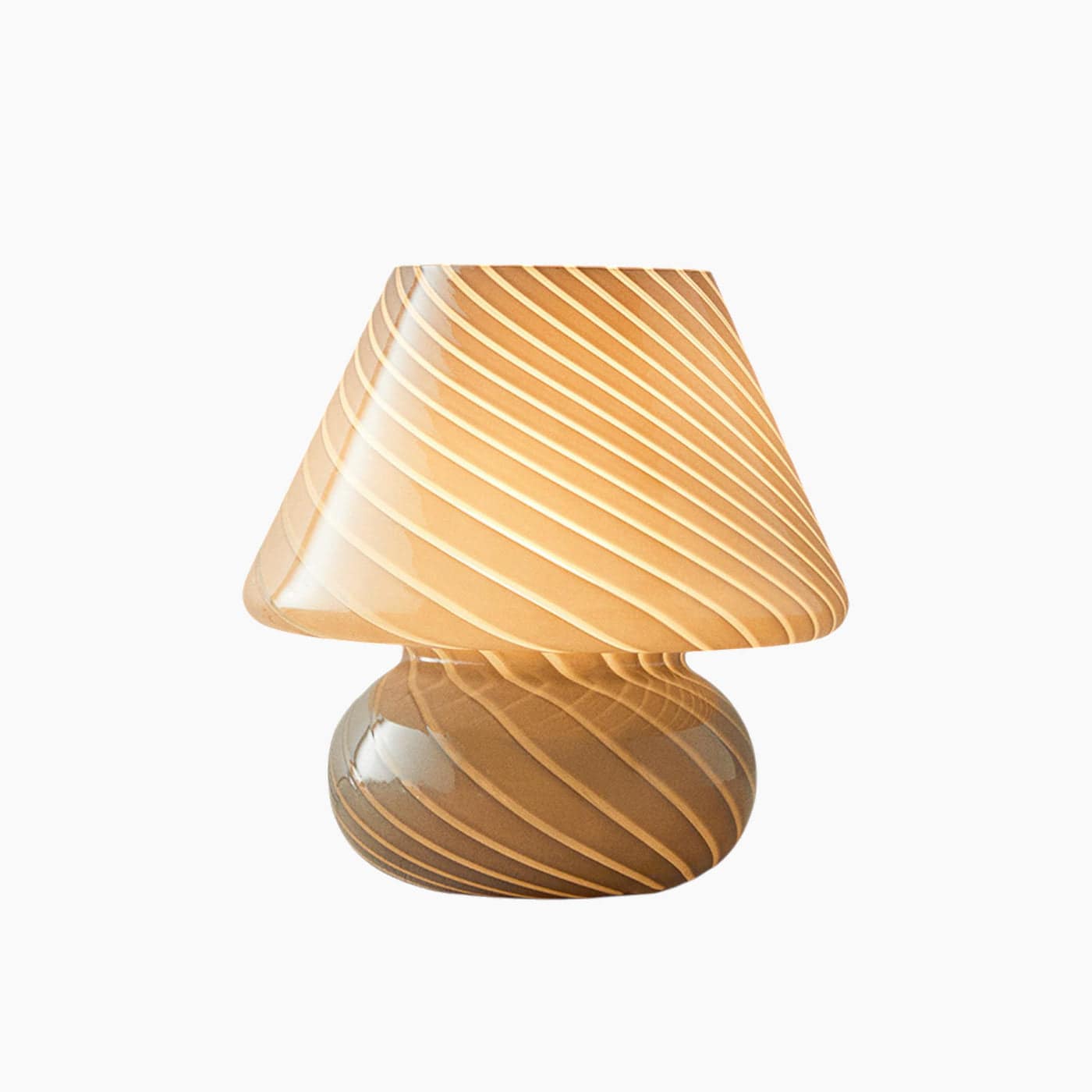 H Living Mushroom Glass Table Lamp