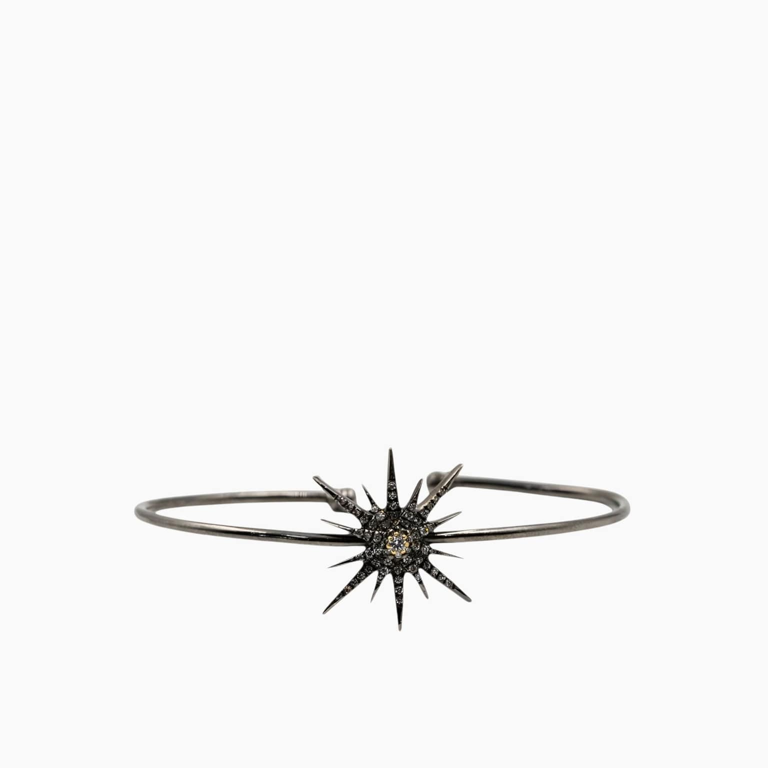 Nadine Shami Black Gold Bangle