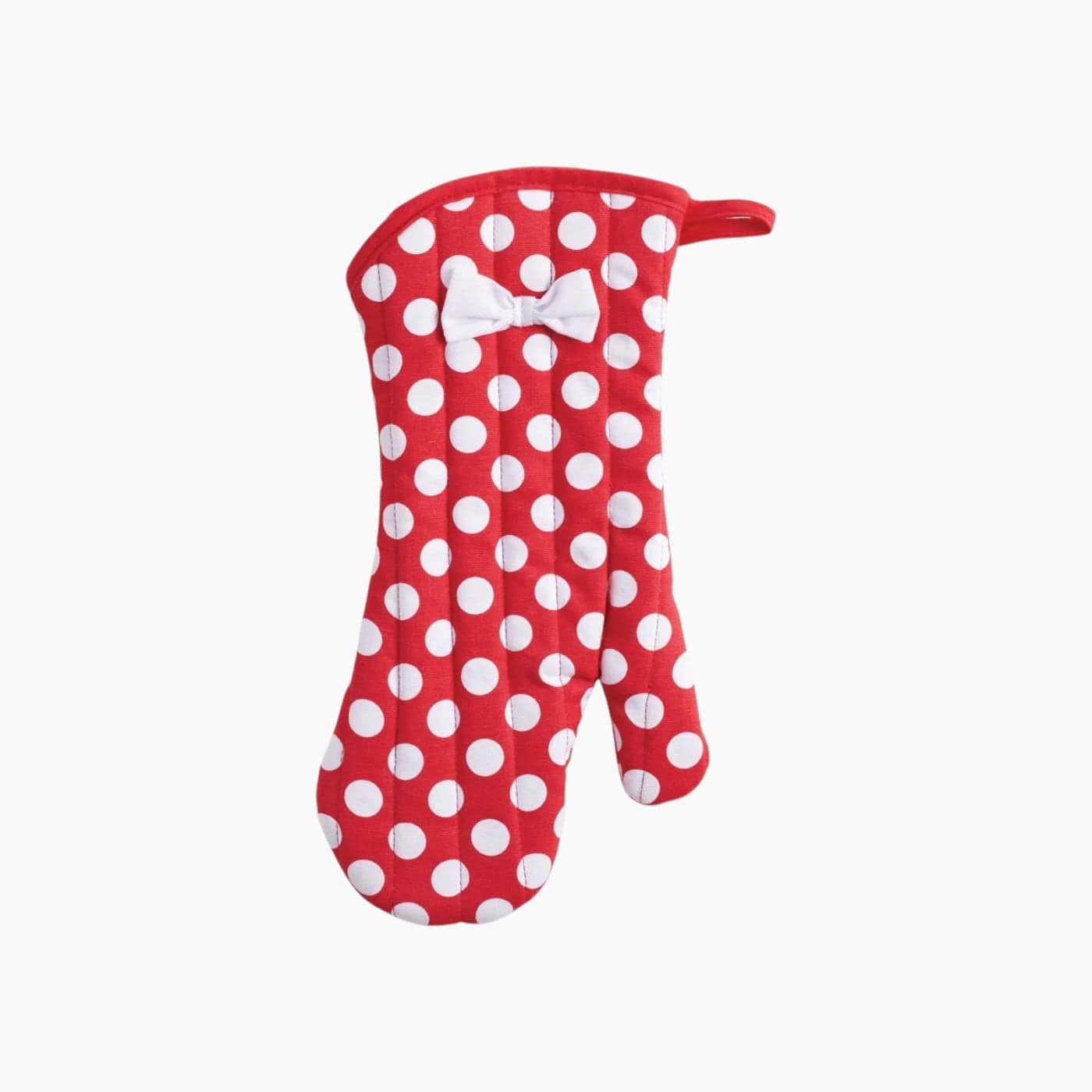 Jessie Steele Red & White Polka Oven Mitt
