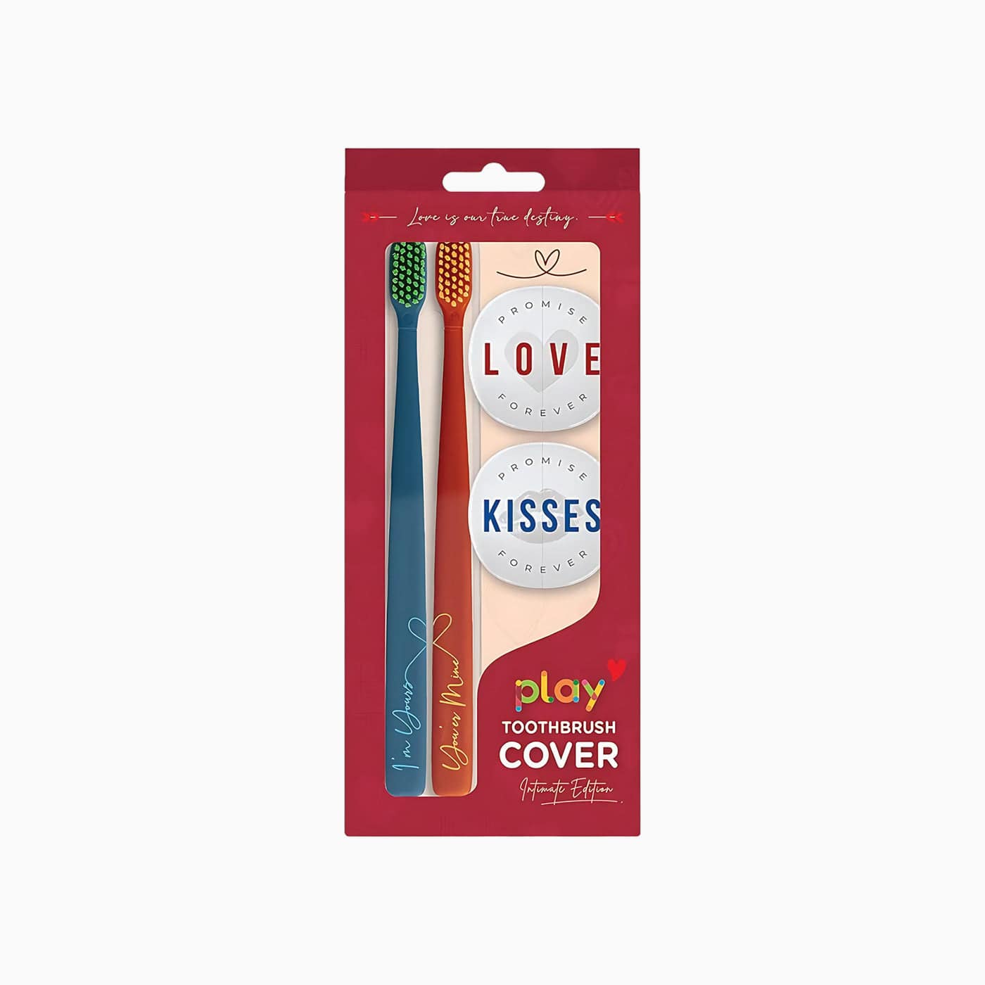 Flipper Toothbrush Cover & Toothbrush Play Ilove 2in1 Combo Pack