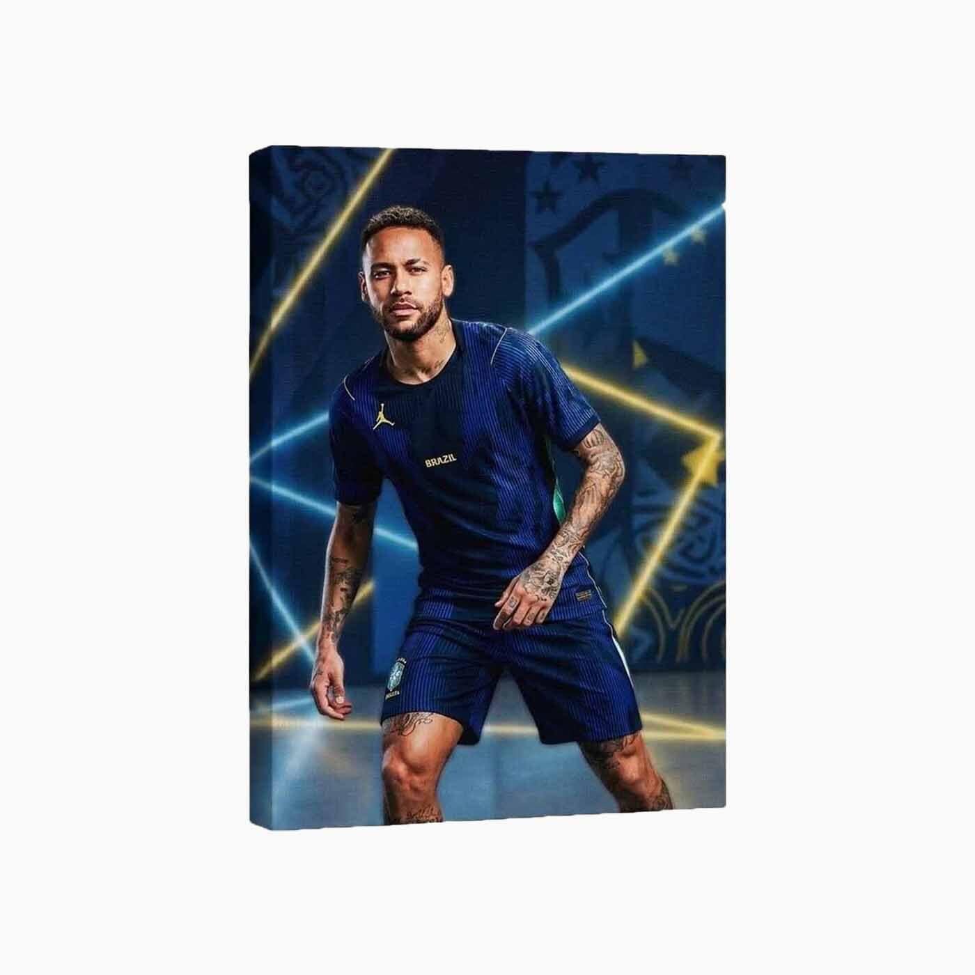 Neymar A4 Canvas Print