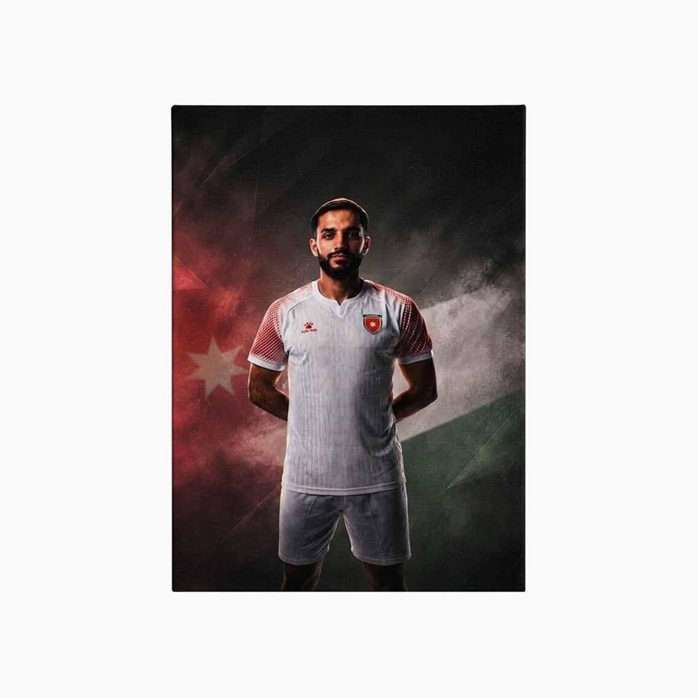 Musa Al-Taamari A4 Canvas Print