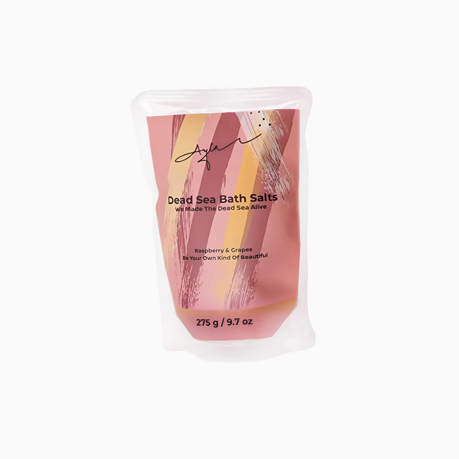 Ayla Dead Sea Salt Raspberry And Grapes Bath Soak