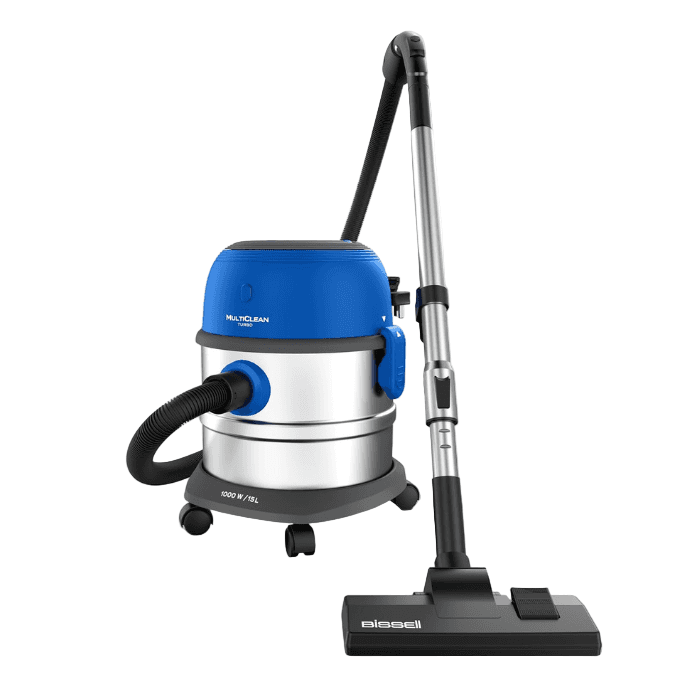 Bissell Drum Vacuum, Wet & Dry, 1.5Lit, 1000Watts, Silver