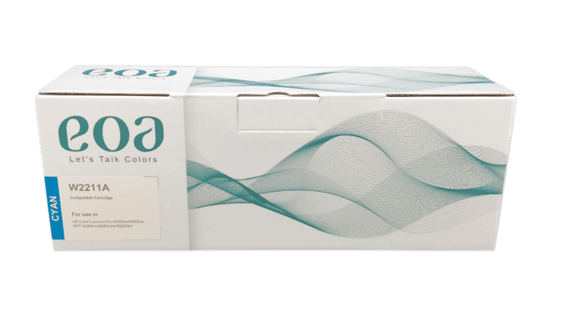 Eoa Ink Cartridge W2211A 207A & 206, Cyan with Chip