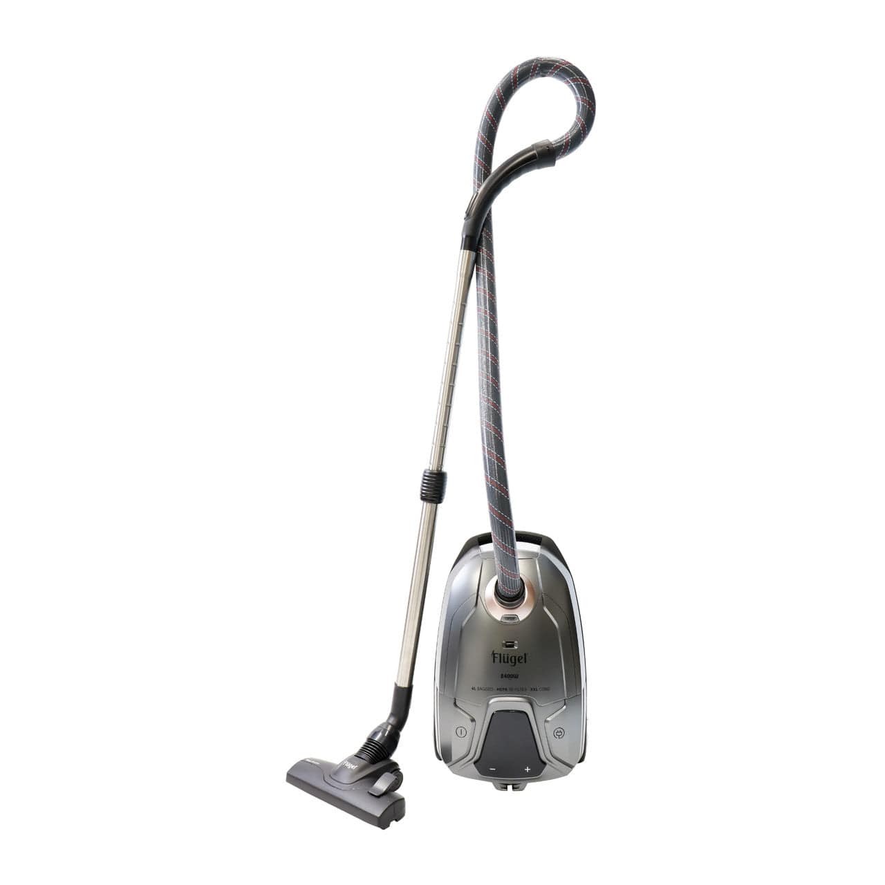 Flugel Digital Canister Vacuum Cleaner, 2400Watts, Silver