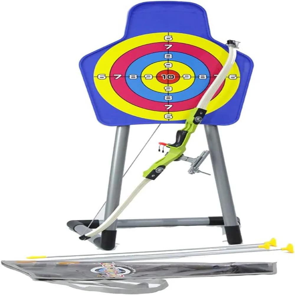 Archery Game Set - Includes Target, Bow, and Arrows