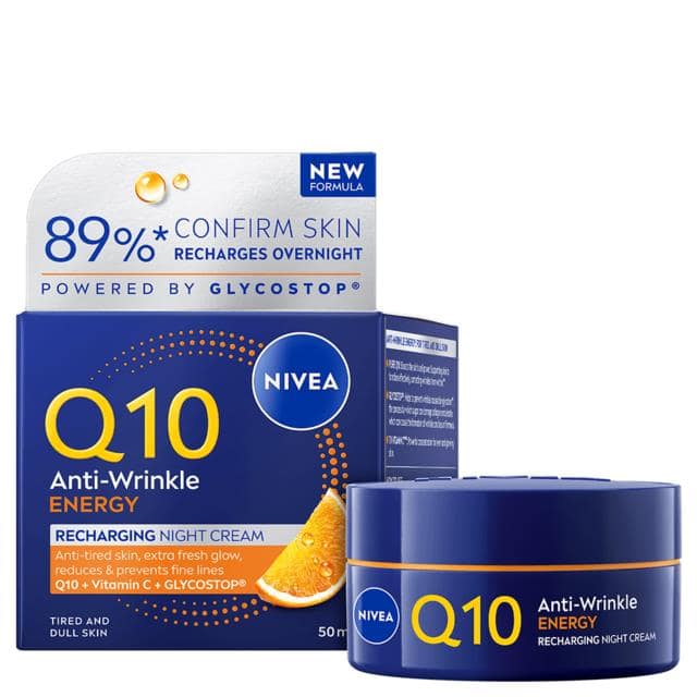 NIVEA Q10 Energy Recharging Night Cream 50ml