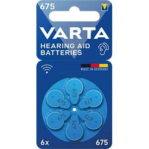 VARTA 675 Hearing Aid Batteries