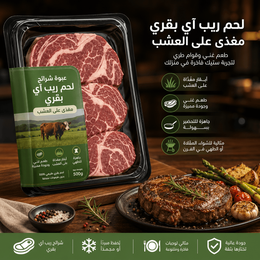 Grass-Fed Beef Ribeye Steak Pack