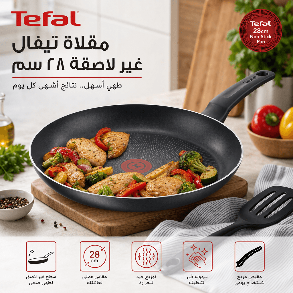 Tefal 28cm Non‑Stick Pan