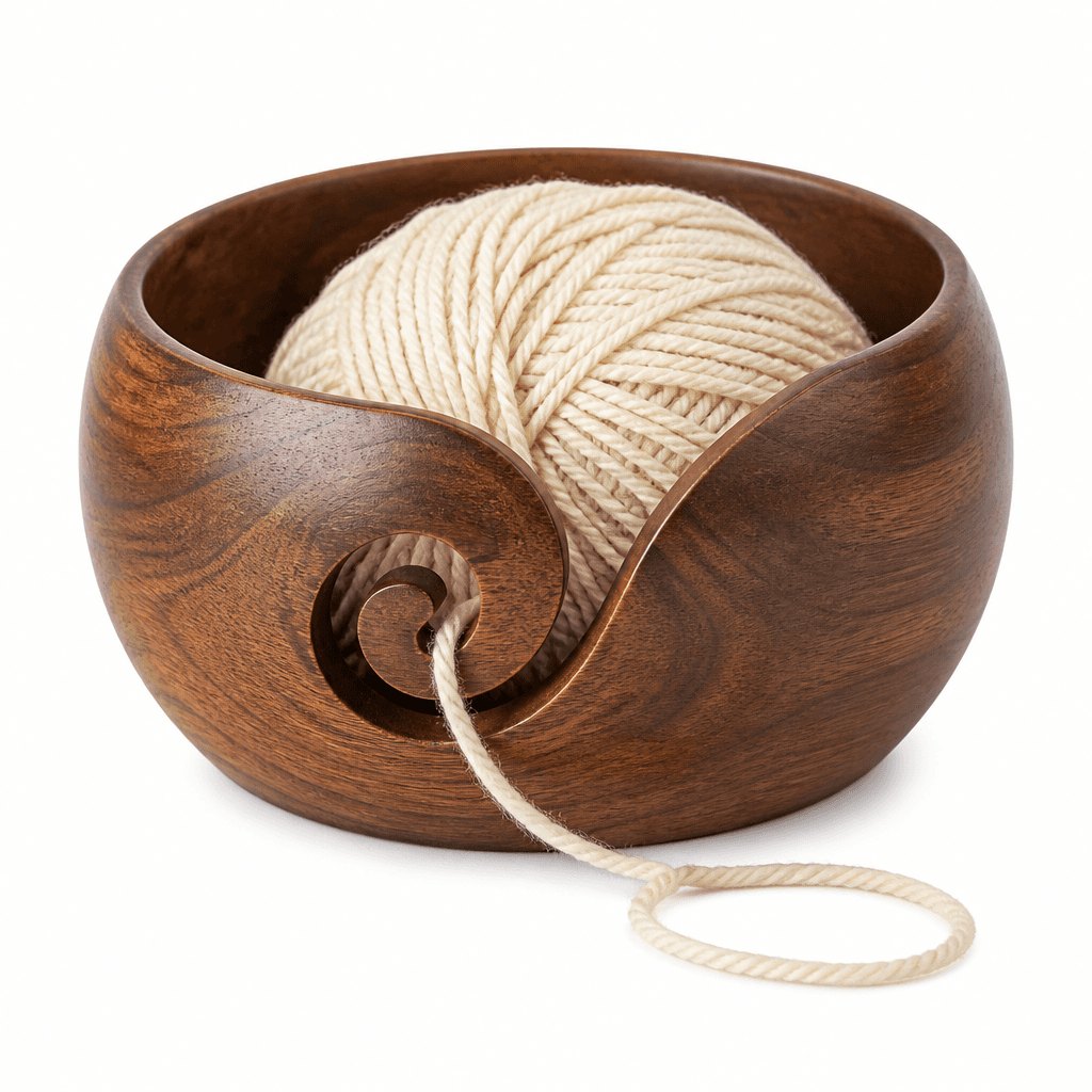 Yarn Bowl Wooden