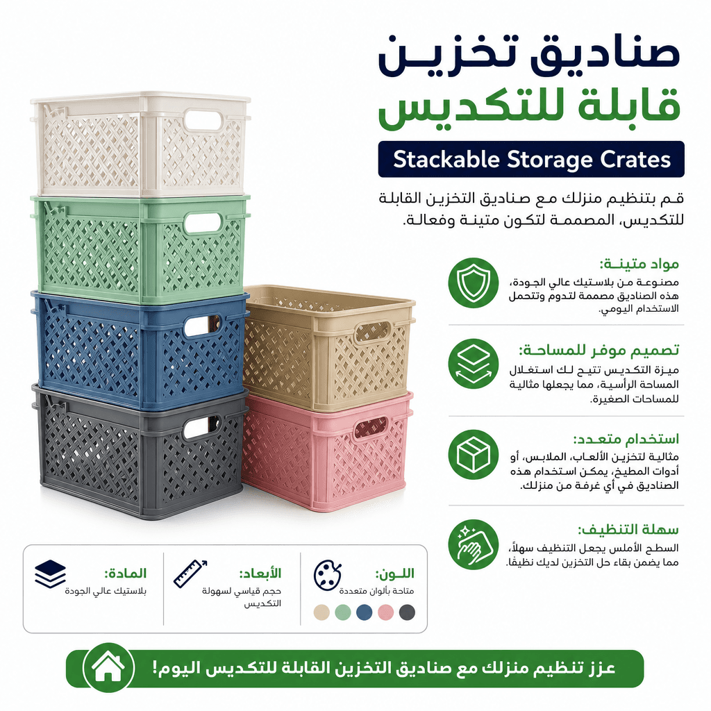 Stackable Storage Crates