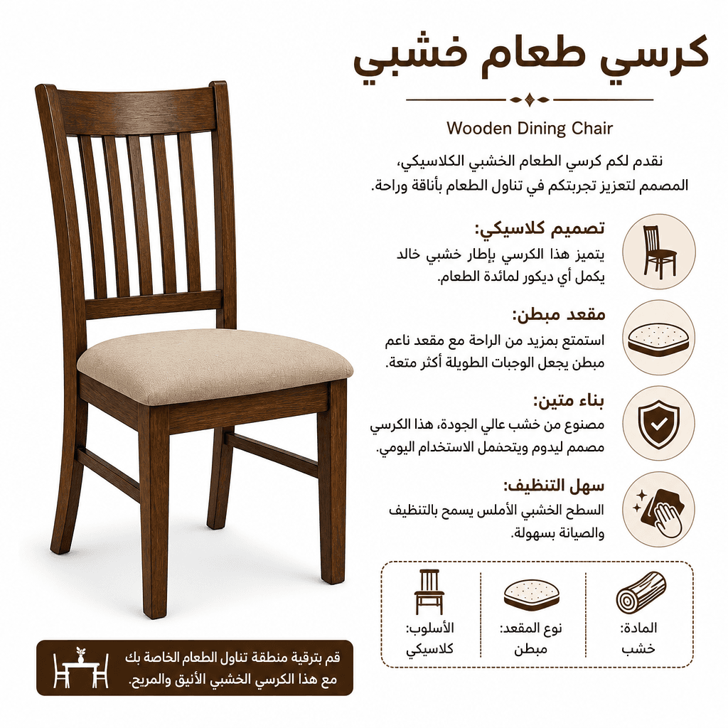Wooden Dining Chair